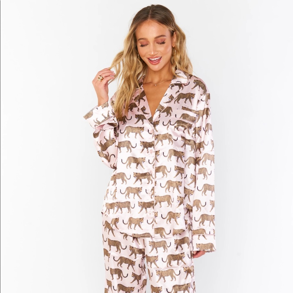Pink Catwalk Cheetah Pajama Set